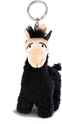 Nici sleutelhanger Lama Lorenzo junior 10 cm pluche zwart Nici sleutelhanger Lama Lorenzo junior 10 cm pluche zwart