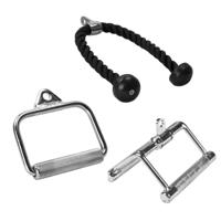 Trainingsgrepen set: Triceps touw, Roeigreep smal en Eenhandsgreep - thumbnail