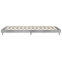 Bedframe bewerkt hout betongrijs 90x200 cm - thumbnail