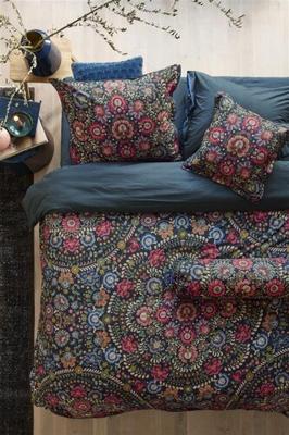 Pip Studio Pip Studio Il Ricamo Dekbedovertrek Donkerblauw 140x200/220 cm
