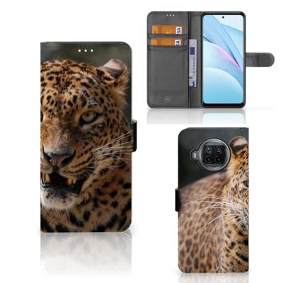 Xiaomi Mi 10T Lite | Telefoonhoesje | Met pasjeshouder | Luipaard Xiaomi Mi 10T Lite | Telefoonhoesje | Met pasjeshouder | Luipaard