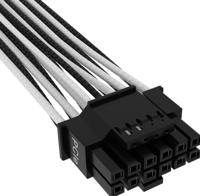 Corsair Premium Sleeved PCIe 5.0 12VHPWR PSU Adapterkabel - thumbnail