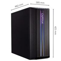 CAPTIVA Advanced Gaming I69-377 Intel® Core™ i5 i5-10400F 16 GB DDR4-SDRAM 500 GB SSD NVIDIA GeForce RTX 3060 Windows 11 Home Desktop PC Black - thumbnail