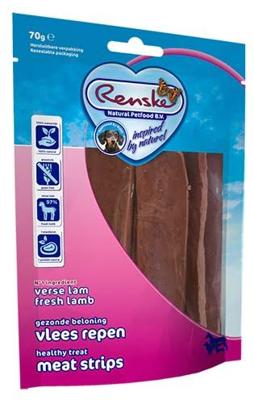 Renske Gezonde Beloning vleesrepen lam 70g - thumbnail