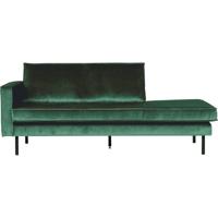 WOOOD Daybed 'Rodeo' Links, Velvet, kleur Forest Green - thumbnail