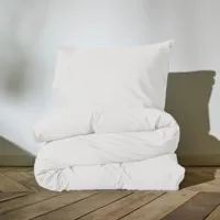 Auping Clear white Satin Dekbedovertrek - thumbnail