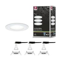 Paulmann 92980 LED-inbouwlamp Set van 3 stuks LED GU10 19.5 W Wit (mat) - thumbnail