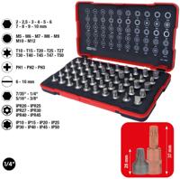KS TOOLS bitsatz bits socket set 1/4" short 50pcs. - thumbnail