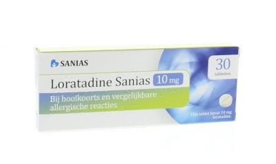 Sanias Loratadine 10mg Tabletten