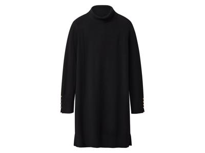 esmara Gebreide dames jurk (Zwart, XL (48/50))