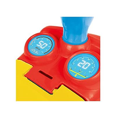 Dolu 2in1 loopauto + toeter rood/geel/blauw