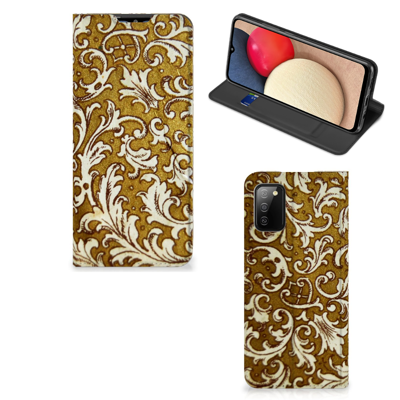 Telefoon Hoesje Samsung Galaxy M02s | A02s Barok Goud