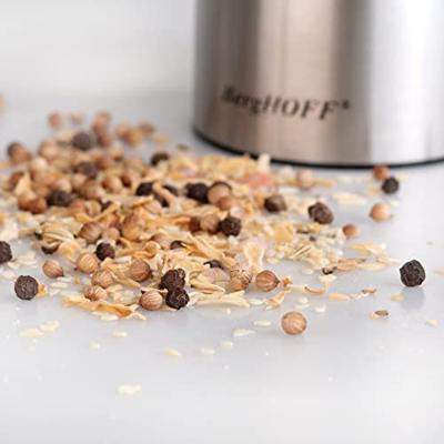 BergHOFF 1106244 kruidenmolen Zout- & pepermolen Roestvrijstaal, Transparant