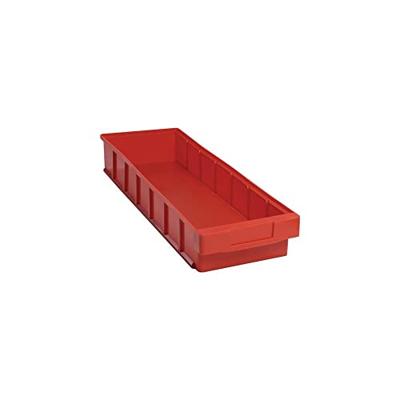 LA-KA-PE Stellingbak | L600xB186xH83mm | rood polypropyleen | 8 stuks - VKB 600/186 ROT VKB 600/186 ROT