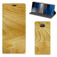 Sony Xperia 10 Plus Book | Wallet Case | Licht Hout - thumbnail