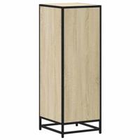 Badkamerkast 35x37,5x100 cm bewerkt hout sonoma eikenkleurig - thumbnail