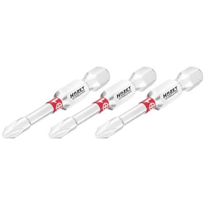 HAZET Bit 2215NSLG-PH1/3 · 1/4 inch (6,3 mm) zeskant massief · Kruiskop profiel PH · 3-delig · SW PH1