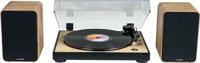 THOMSON WS602DUO - Set van 2 luidsprekers met houten kist - 100W - Bluetooth 5.0 - 2 RCA-uitgangen - Licht hout - thumbnail