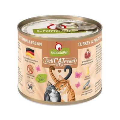 GRANATAPET DeliCATessen Turkey and pheasant - nat kattenvoer - 200g