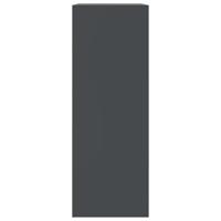 Dressoir 67x39x107 cm staal antracietkleurig - thumbnail