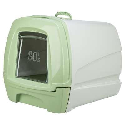 TRIXIE KATTENBAK EASYDRAW MET LADE GRIJSGROEN