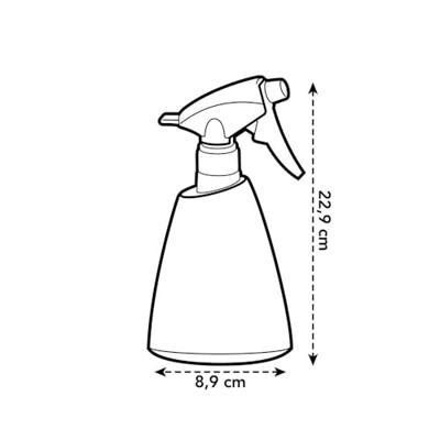 Brussels sprayer antraciet binnen 0,7 liter elho - Elho