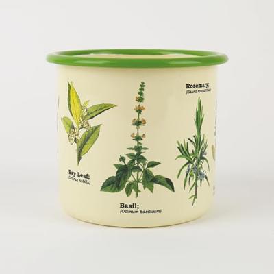 Gift Republic Kruiden - Emaille Bloempot - thumbnail