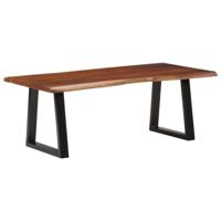 Salontafel 110x55x40 cm massief acaciahout honingbruin - thumbnail
