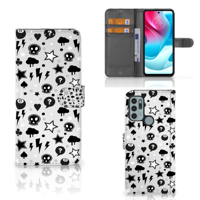 Telefoonhoesje met Naam Motorola Moto G60s Silver Punk - thumbnail