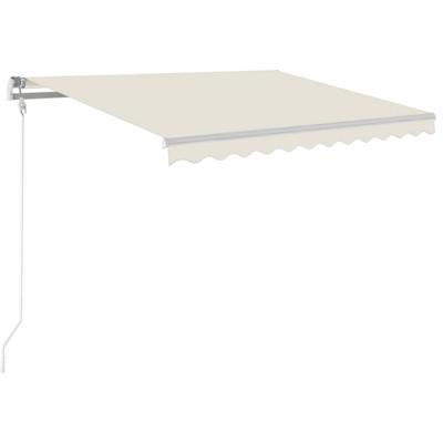 Luifel automatisch uittrekbaar 300x250 cm crème