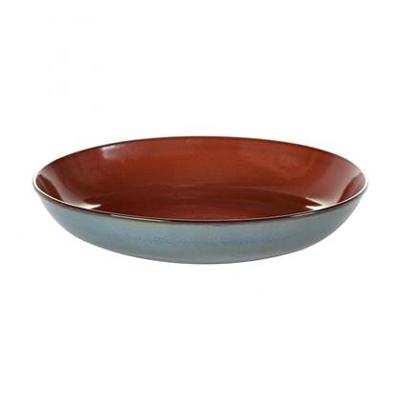 SERAX - Terres de Reves - Pastabord 23,5cm Rust/Smokey Blue