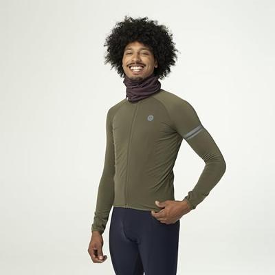AGU Thermo Fietsshirt Lange Mouwen Essential Heren - Groen - XXXL