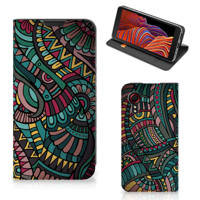 Samsung Galaxy Xcover 5 Hoesje met Magneet Aztec - thumbnail