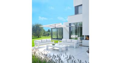 Stokparasol Detroit 300x300 cm wit Borek - Borek