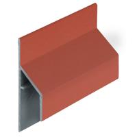 Keralit trim/kraal aansluitprofiel Steenrood (2810) (gevelbekleding) - thumbnail