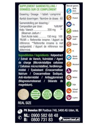 Lucovitaal Kelp 60tabletten Lucovitaal Kelp 60tabletten