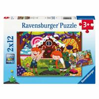 Ravensburger legpuzzel sprookjes, 2x12st. - thumbnail