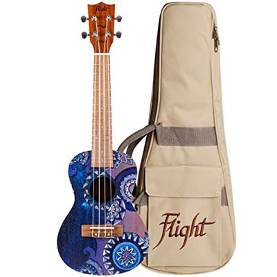 Flight Art Series AUC-33 Stardust concert ukelele met gigbag