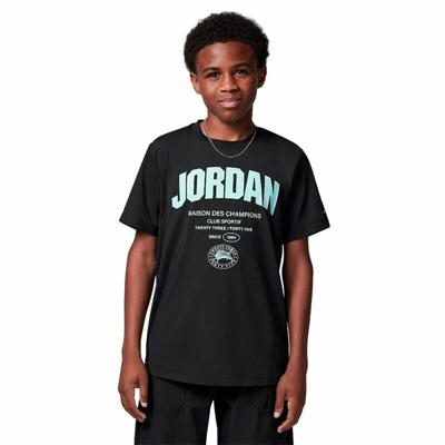 T-Shirt met Korte Mouwen voor kinderen Jordan Jdb Des Champions - Maat: 12-13 jaar
