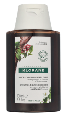 Klorane Strenghtening Shampoo With Quinine & Org. Edelweiss 100 ml