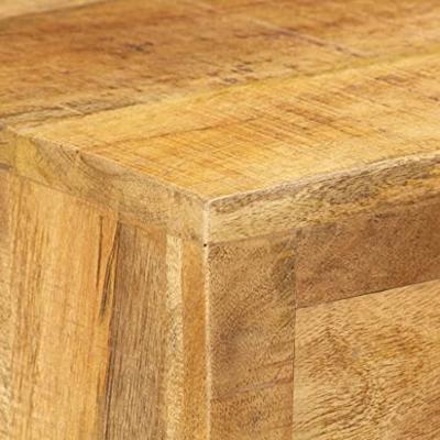 VidaXL Schoenenkast 86x35x55 cm massief mangohout