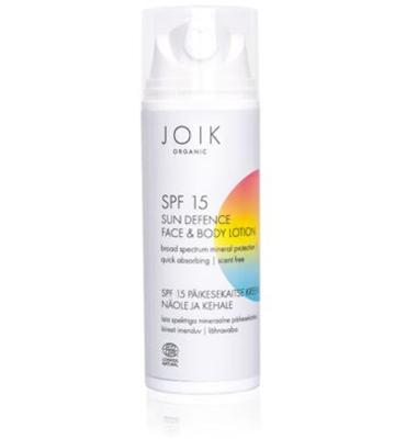 Joik Organics Gezicht & bodylotion SPF15 150 Milliliter