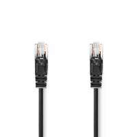 CAT5e-Kabel | U/UTP | RJ45 Male | RJ45 Male | 1.00 m | Rond | PVC | Zwart - thumbnail