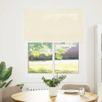 VidaXL Plissé rolgordijn 110x150cm stofbreedte 109,4cm polyester crème VidaXL Plissé rolgordijn 110x150cm stofbreedte 109,4cm polyester crème