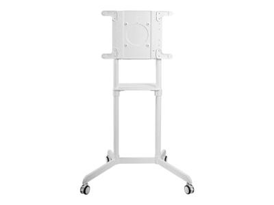 Neomounts NS-M1250WHITE TV-wagen 94,0 cm (37) - 177,8 cm (70) Roteerbaar, Kantelbaar, Vloerstandaard