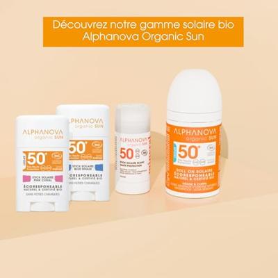 Alphanova Sun Sun stick SPF50+ blanc bio 15 Milliliter