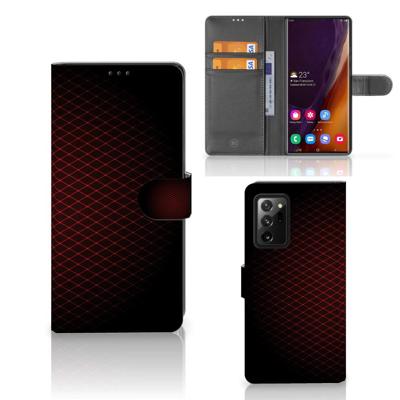 Samsung Galaxy Note20 Ultra | Telefoon Hoesje | Geruit Rood
