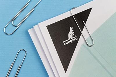 Kangaro papierklemmen 50 mm rond verzinkt, doos 100 stuks
