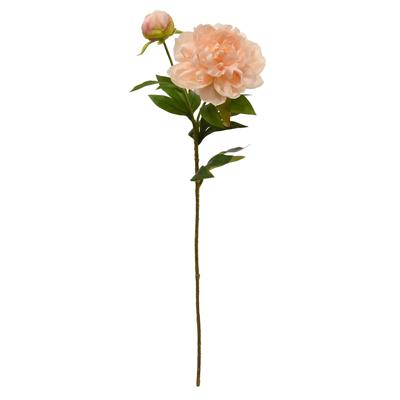 Pioenroos kunstbloem 69cm zalm