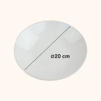 OTIX Diepe Borden Bordenset Wit Pastaborden Soepborden 6 stuks 20cm... - thumbnail